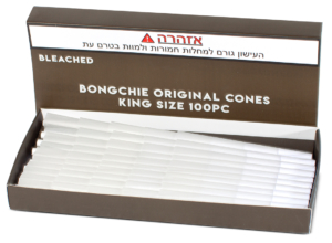 King Size White Cones 100 Pc