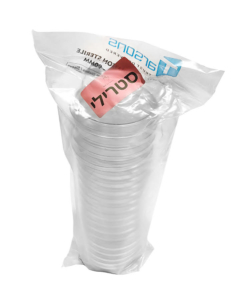 צלחות פטרי סטריליות מפלסטיק 90 מ”מ  20 י”ח